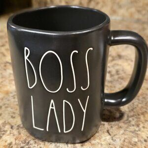 Rae Dunn Black Boss Lady Mug